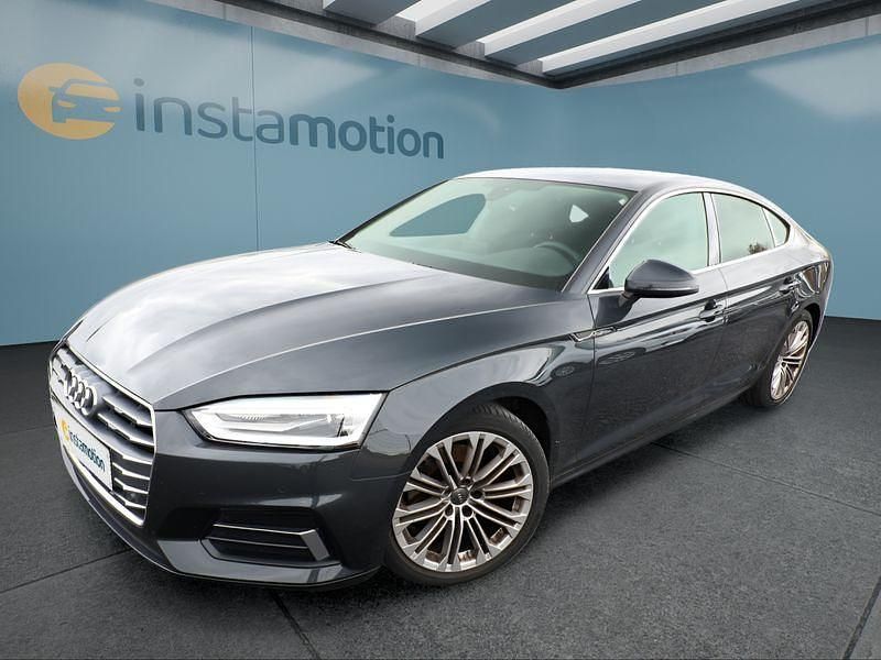Grau Gebraucht 2019 Audi A5 Sportback Kleinwagen | 22.799 € (Guter Preis) - Bild 1/4