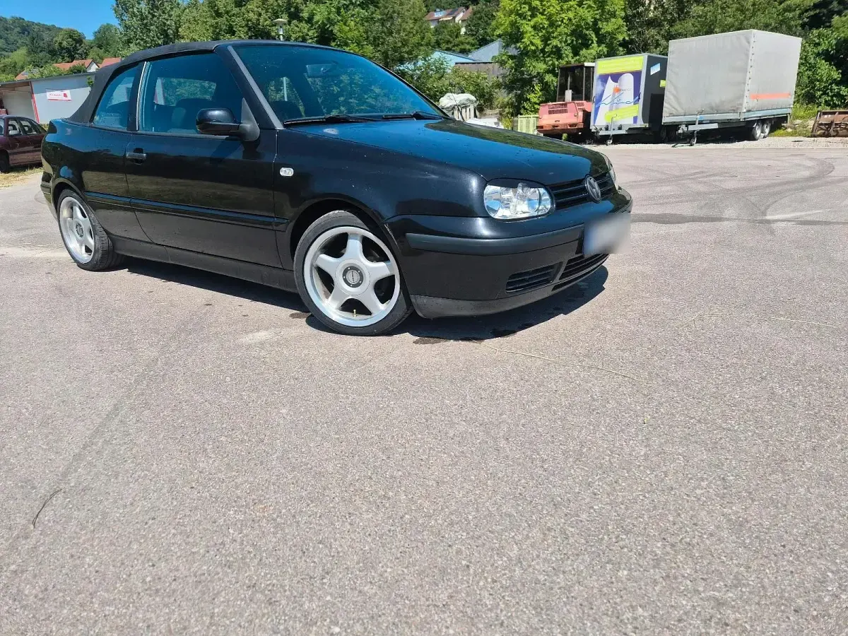 Gebraucht VW Golf Cabriolet 75 PS (55 kW) 1999 Schwarz Cabrio