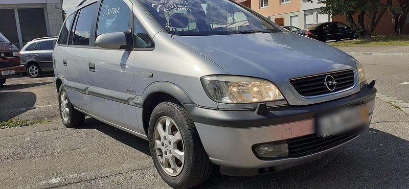 Grau Gebraucht 2003 Opel Zafira Van / Kleinbus | 2.990 € - Bild 1/4