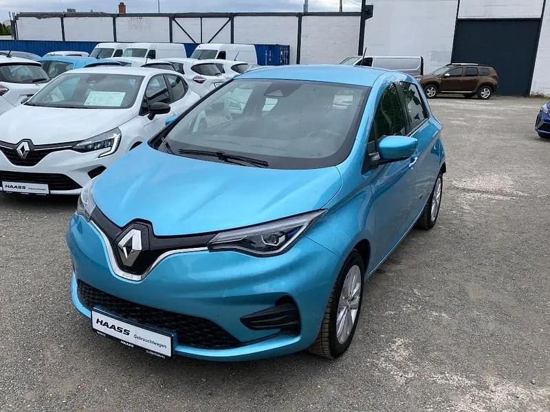 Bleu celadon Gebraucht 2022 Renault Zoe Evolution Kleinwagen | 14.290 € (Fairer Preis) - Bild 1/4