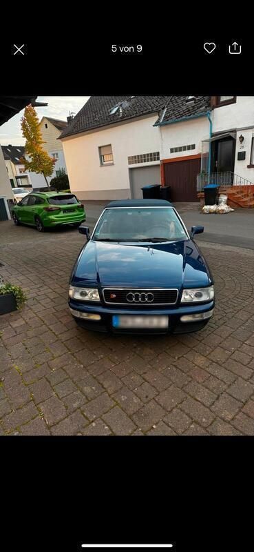 Blau Gebraucht 1997 Audi Cabriolet Cabrio | 8.888 € (Fairer Preis) - Bild 1/4