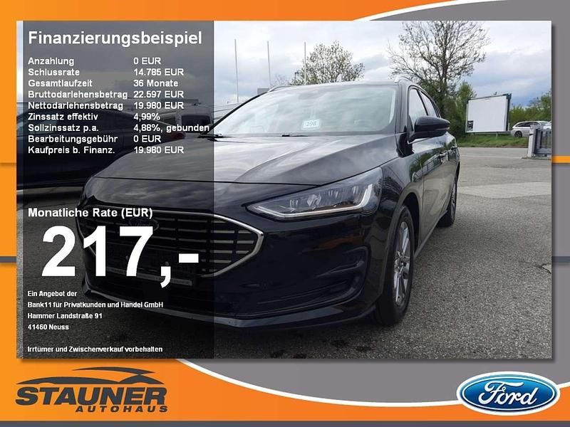 Schwarz Gebraucht 2023 Ford Focus Titanium Kombi | 19.980 € (Superpreis) - Bild 1/4