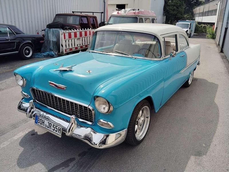 Blau Gebraucht 1955 Chevrolet Bel Air Coupé | 39.900 € - Bild 1/4