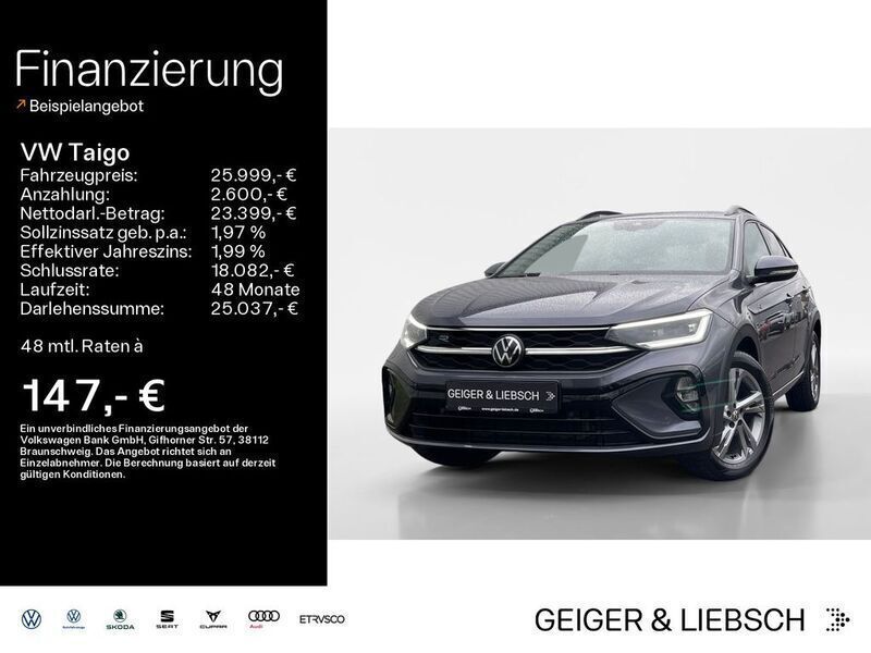 Grau Gebraucht 2024 VW Taigo R-line SUV | 25.999 € (Fairer Preis) - Bild 1/4
