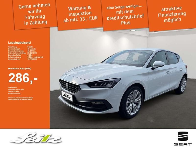 Nevada weiss Gebraucht 2024 Seat Leon Style Limousine | 24.190 € (Superpreis) - Bild 1/3