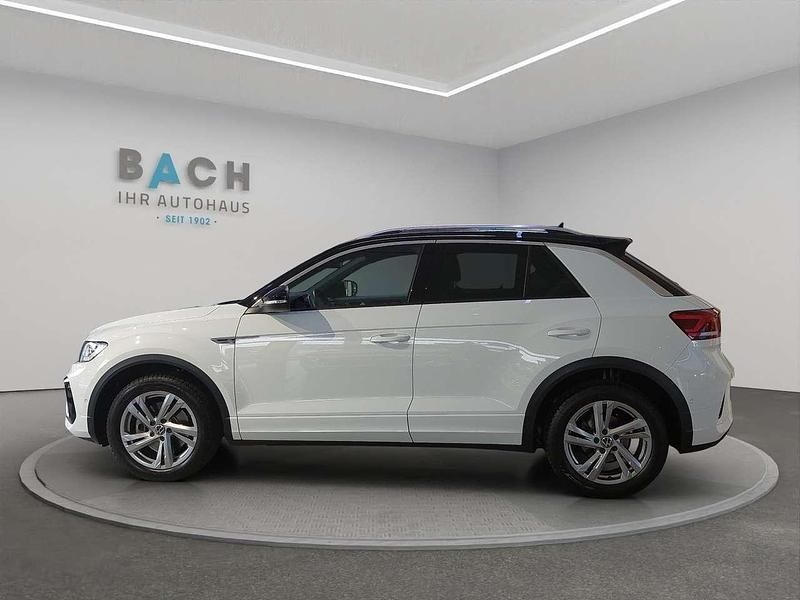 Gebraucht VW T-Roc R-line 150 PS (110 kW) 2023 Pure white schwarz SUV