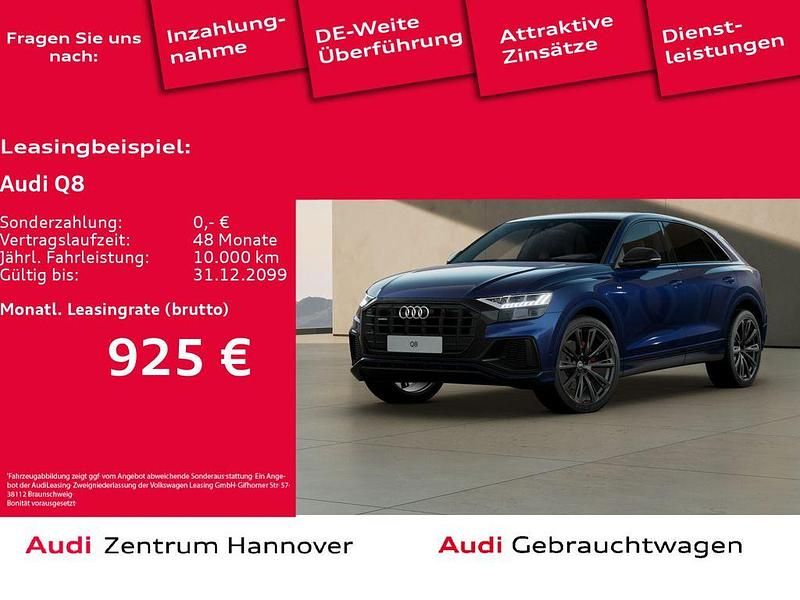 Navarrablau metallic Gebraucht 2022 Audi Q8 Ambiente SUV | 62.450 € (Fairer Preis) - Bild 1/4