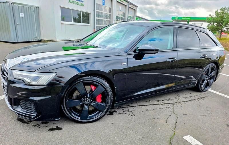 Schwarz Gebraucht 2021 Audi A6 S-Line Kombi | 34.990 € (Superpreis) - Bild 1/4