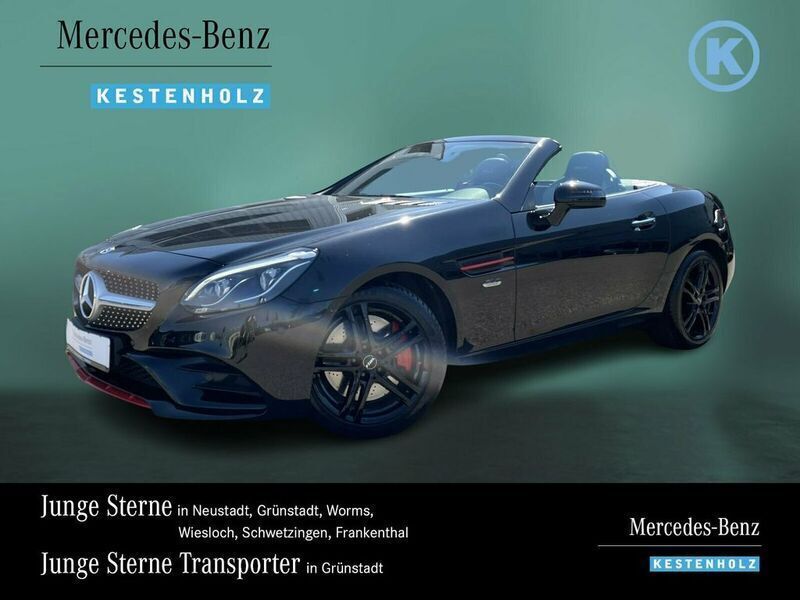 Obsidianschwarz Gebraucht 2018 Mercedes SLC300 AMG Cabrio | 39.390 € (Etwas zu teuer) - Bild 1/4