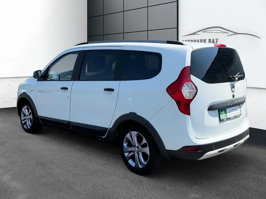 Gebraucht Dacia Lodgy Stepway 116 PS (85 kW) 2015 Weiß Van / Kleinbus