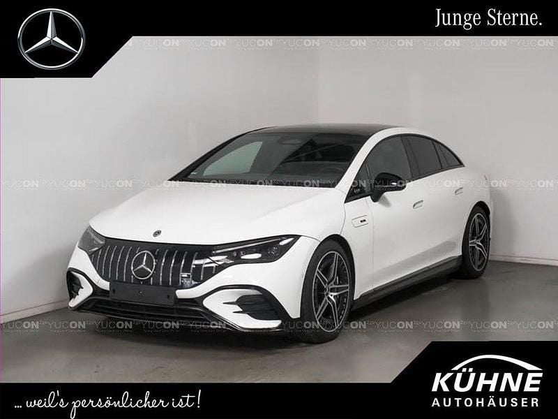 Weiß, Gebraucht 2022 Mercedes EQE AMG 43 AMG Limousine | 54.950 € - Bild 1/4