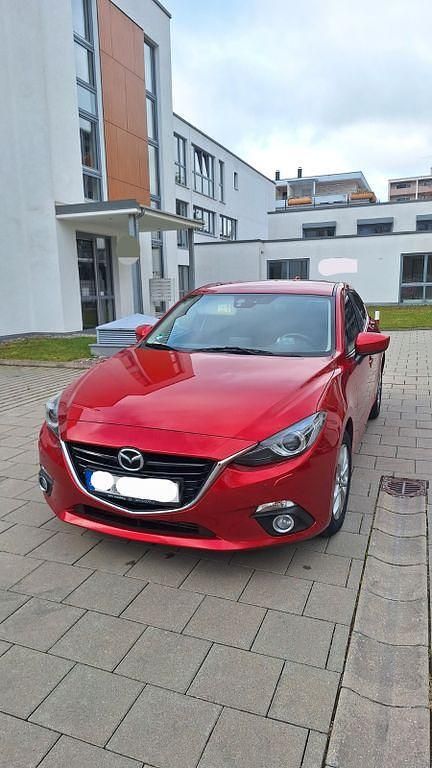 Rot Gebraucht 2014 Mazda 3 Sports-Line Limousine | 7.000 € (Fairer Preis) - Bild 1/4