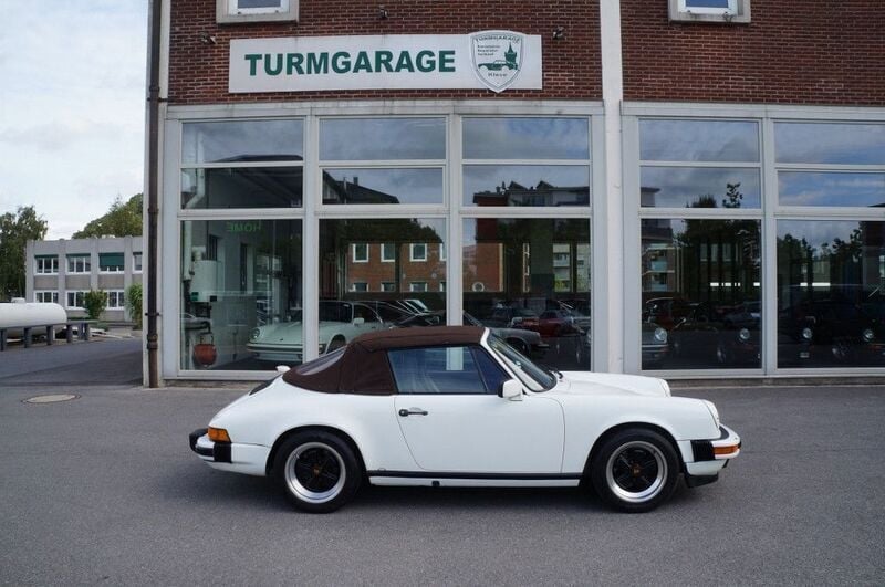 Gebraucht Porsche 911 Carrera Cabriolet 207 PS (152 kW) 1985 Weiß Cabrio