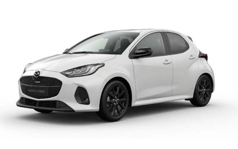 Weiß (lunar white) Neu 2025 Mazda 2 Homura-Line Limousine | 25.785 € (Fairer Preis) - Bild 1/1