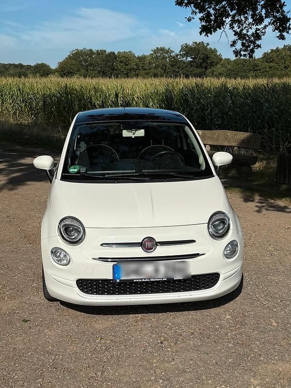 Weiß Gebraucht 2019 Fiat 500 Lounge Kleinwagen | 7.000 € (Guter Preis) - Bild 1/4