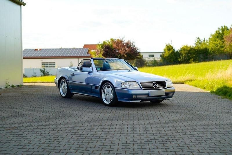 Blau Gebraucht 1991 Mercedes SL300 Cabrio | 30.000 € - Bild 1/4