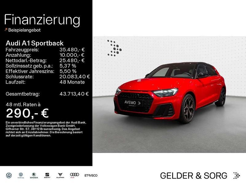 Neu Audi A1 S-Line 150 PS (110 kW) 2025 Progressivrot metallic mythoss Kleinwagen