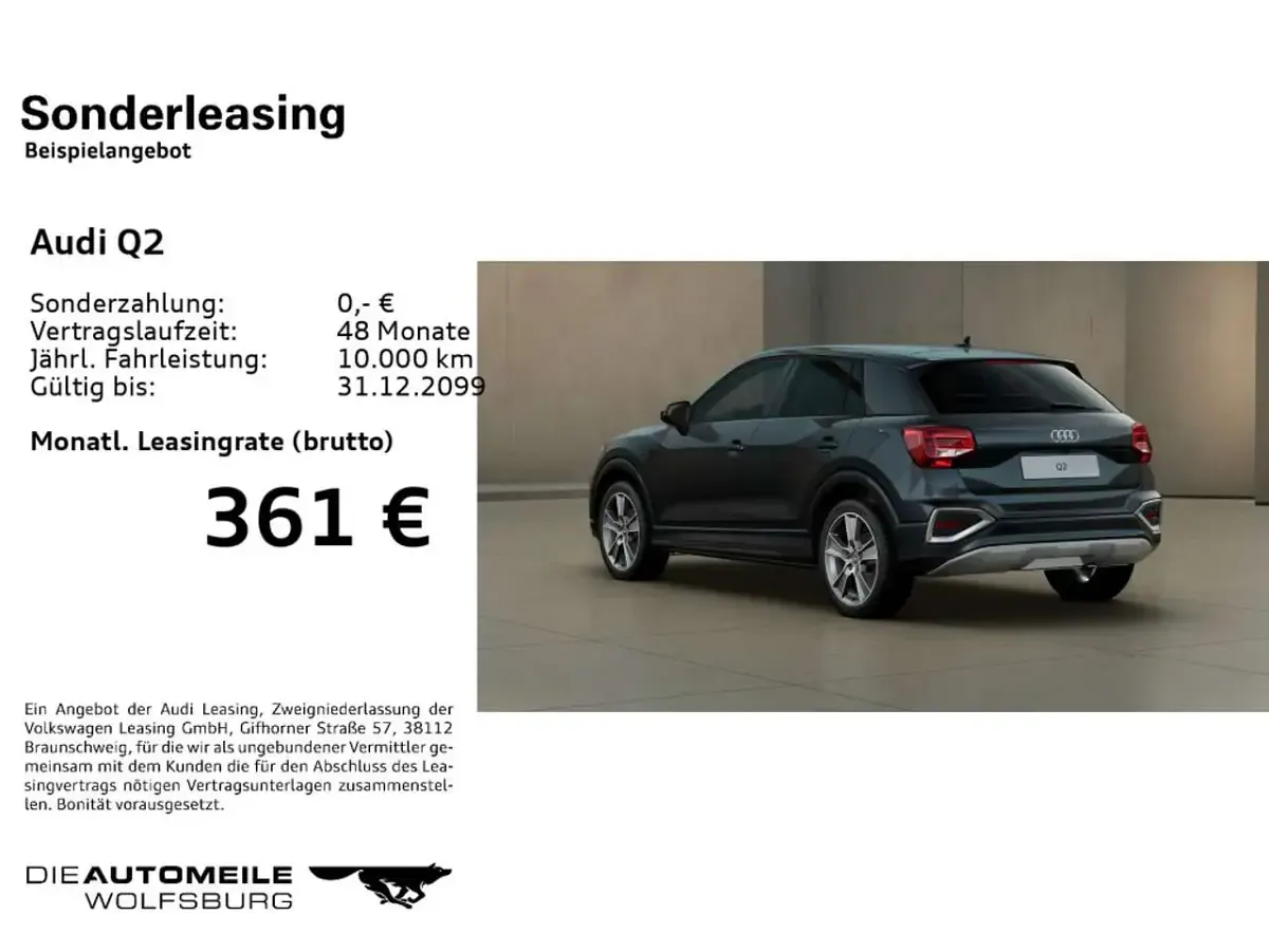 Second-hand Audi Q2 Advanced 150 CP (110 kW) 2025 Gri SUV