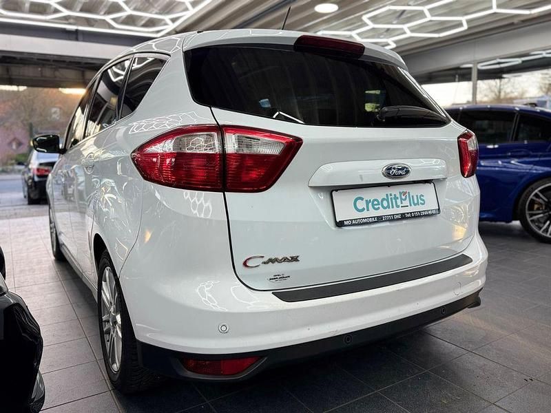 Gebraucht Ford C-MAX Titanium 125 PS (91 kW) 2015 Weiß Van / Kleinbus