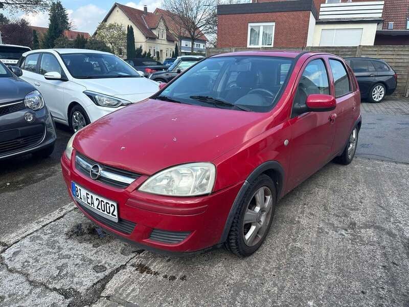 Rot Gebraucht 2004 Opel Corsa Basis Kleinwagen | 1.790 € (Fairer Preis) - Bild 1/4