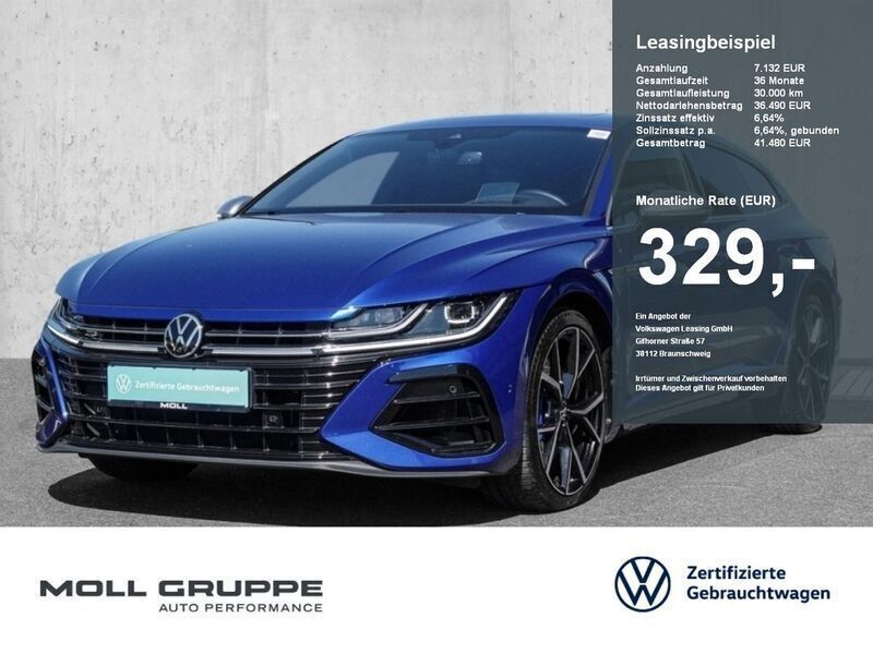 Lapiz blue metallic Gebraucht 2022 VW Arteon R Kombi | 36.490 € (Fairer Preis) - Bild 1/2