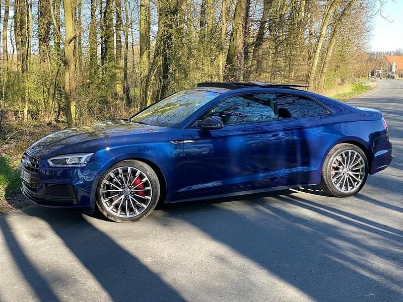 Second-hand Audi A5 S-Line 218 CP (160 kW) 2017 Albastru Coupe