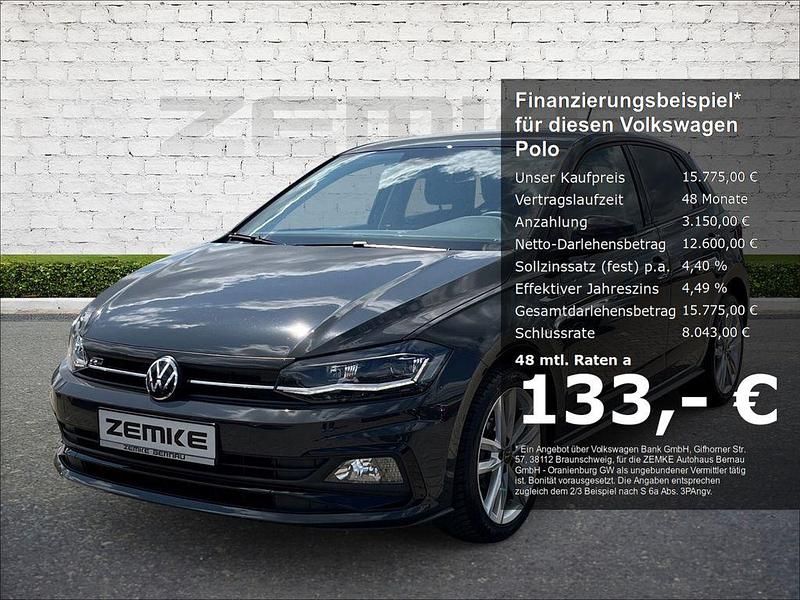 Grau Gebraucht 2021 VW Polo R-line Kleinwagen | 15.750 € (Etwas zu teuer) - Bild 1/4