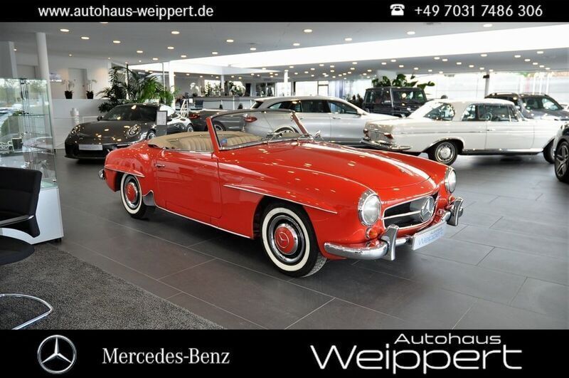 Rot Gebraucht 1961 Mercedes 190 Cabrio | 89.900 € - Bild 1/4