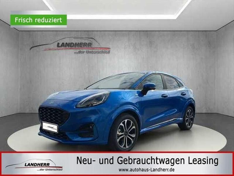 Dynamic blau (metallic) Gebraucht 2024 Ford Puma Gen-E ST-Line SUV | 20.795 € (Superpreis) - Bild 1/4