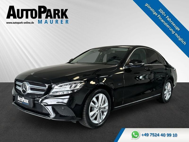 Ung. schwarz unilack Gebraucht 2020 Mercedes C300e Avantgarde Limousine | 22.998 € (Fairer Preis) - Bild 1/4