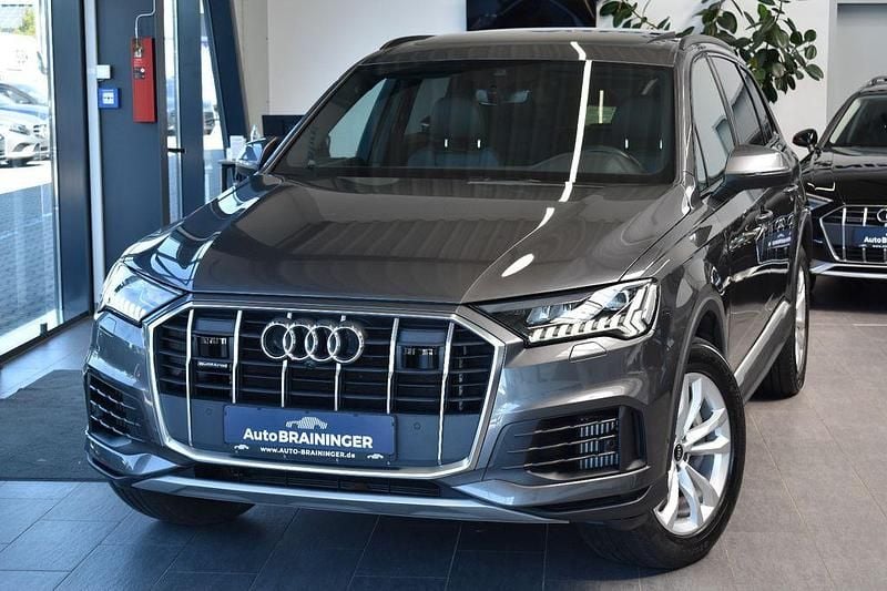 Grau Gebraucht 2021 Audi Q7 S-Line SUV | 46.900 € (Superpreis) - Bild 1/4