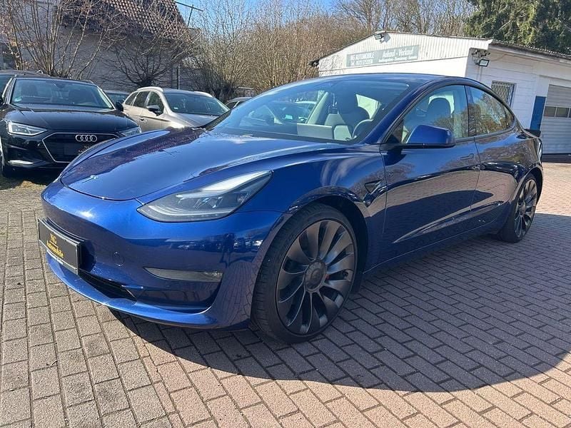 Gebraucht Tesla Model 3 Performance 377 kW (513 PS) 2021 Blau Limousine