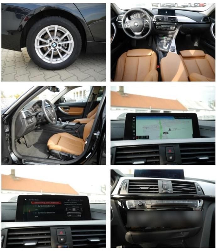 Schwarz Gebraucht 2018 BMW 320 Sport Line Kombi | 12.790 € (Superpreis) - Bild 1/2