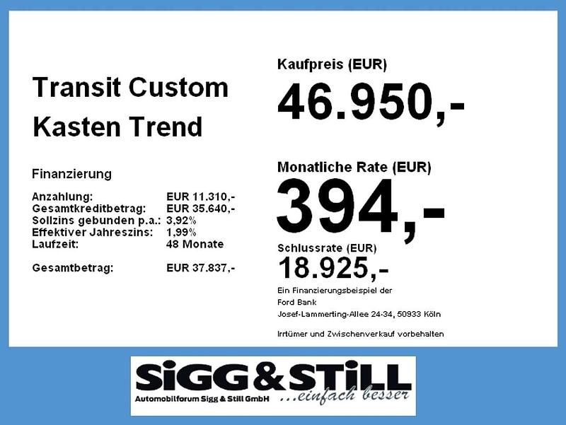 Neu Ford Transit Custom Trend 170 PS (125 kW) 2026 Frost weiß Van / Kleinbus