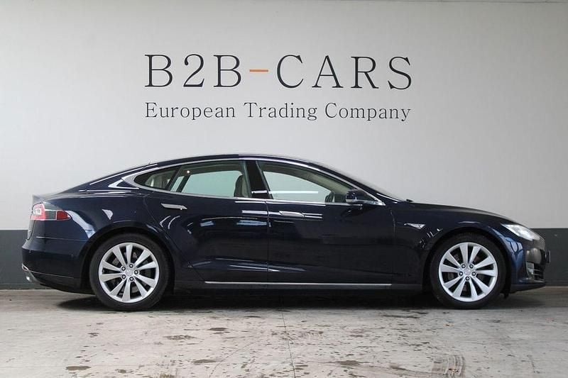 Gebraucht Tesla Model S 309 kW (421 PS) 2015 Blau Kleinwagen