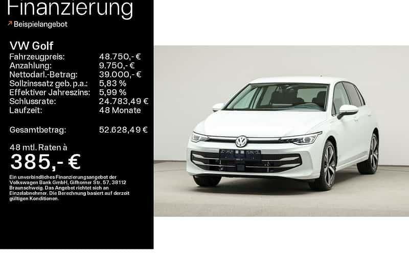 Weiß Gebraucht 2025 VW Golf VIII Style Limousine | 42.200 € - Bild 1/4