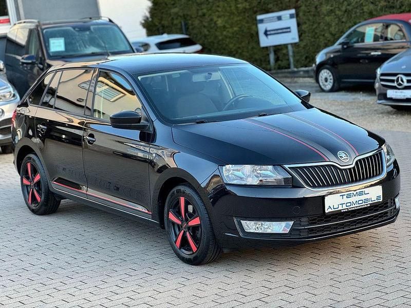Gebraucht Skoda Rapid Ambition 105 PS (77 kW) 2014 Schwarz Kleinwagen