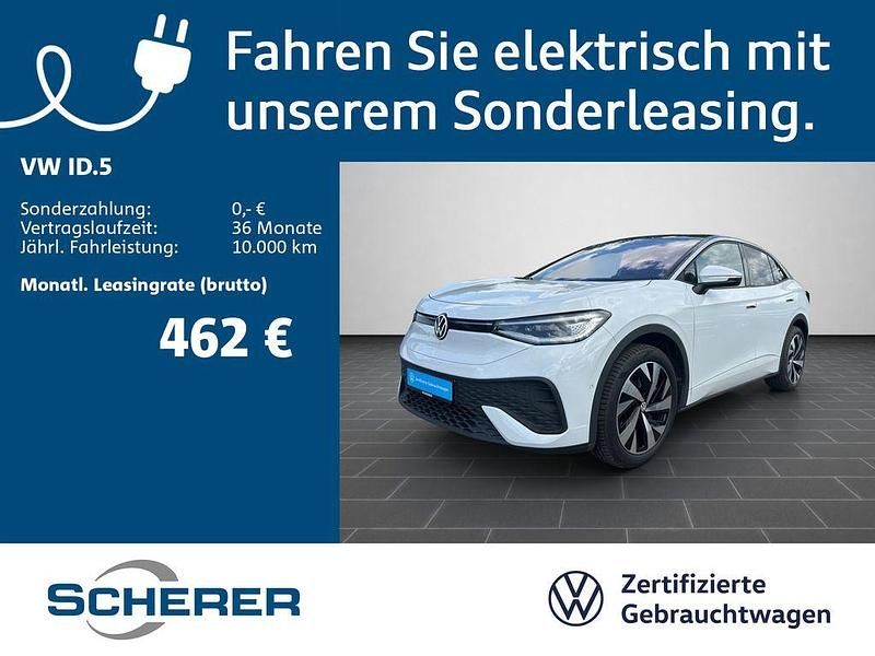 Gletscherweiß metallic (metallic) Gebraucht 2024 VW ID.5 Pro SUV | 41.680 € (Superpreis) - Bild 1/4