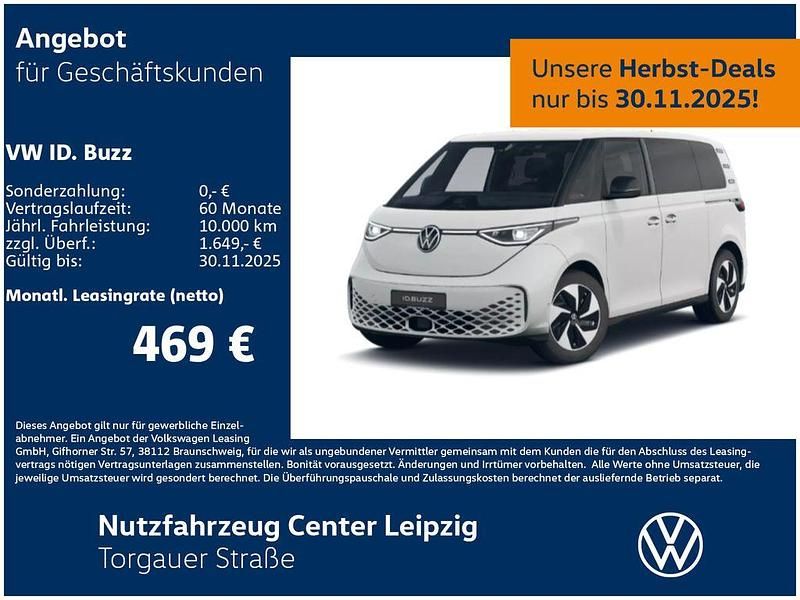 Weiß Neu 2025 VW ID. Buzz Pro Van | 66.490 € (Teuer) - Bild 1/4