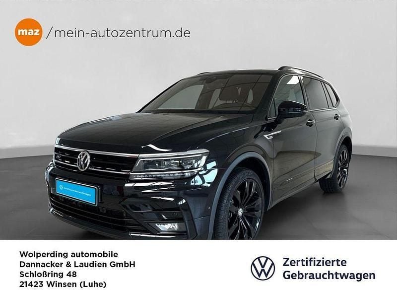 Deep black perleffekt (schwarz), perleffekt Gebraucht 2021 VW Tiguan Allspace Highline SUV | 37.860 € (Fairer Preis) - Bild 1/4