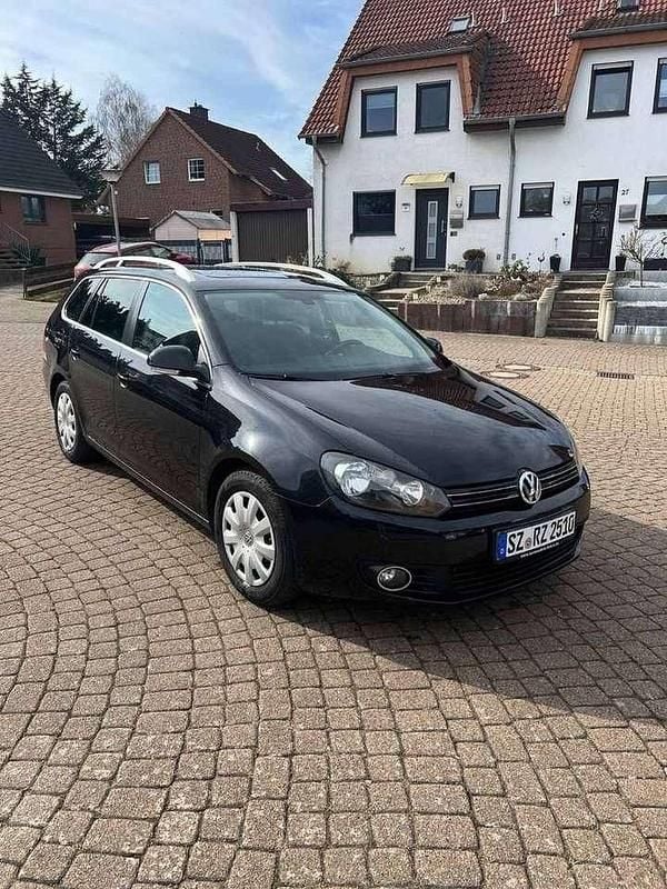 Schwarz Gebraucht 2010 VW Golf VI Highline Kombi | 3.450 € (Superpreis) - Bild 1/4