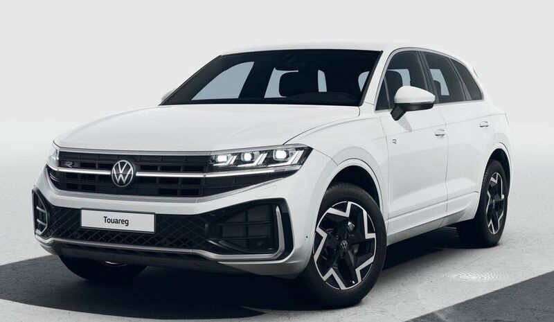 Pure white Neu 2025 VW Touareg R-line SUV | 74.315 € - Bild 1/3