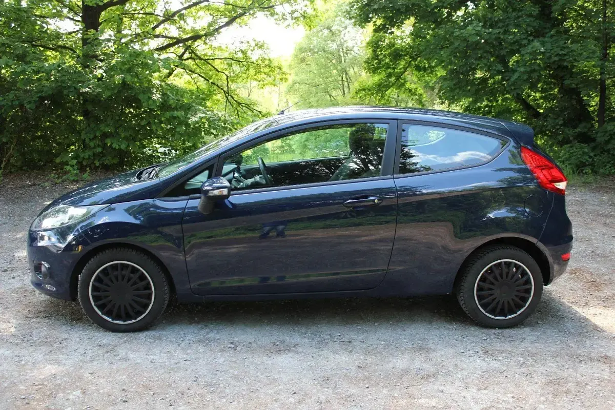 Gebraucht Ford Fiesta Trend 60 PS (44 kW) 2010 Blau Kleinwagen