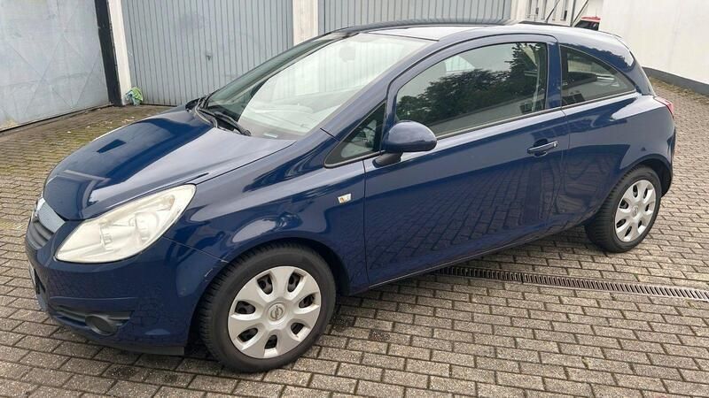 Blau Gebraucht 2008 Opel Corsa Edition Kleinwagen | 1.900 € (Fairer Preis) - Bild 1/4