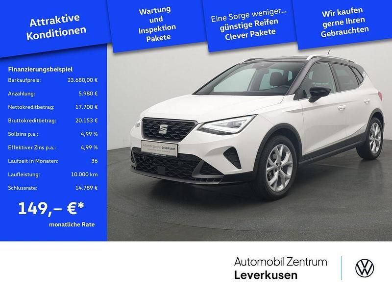 Candy weiss Gebraucht 2024 Seat Arona FR SUV | 23.680 € (Fairer Preis) - Bild 1/4