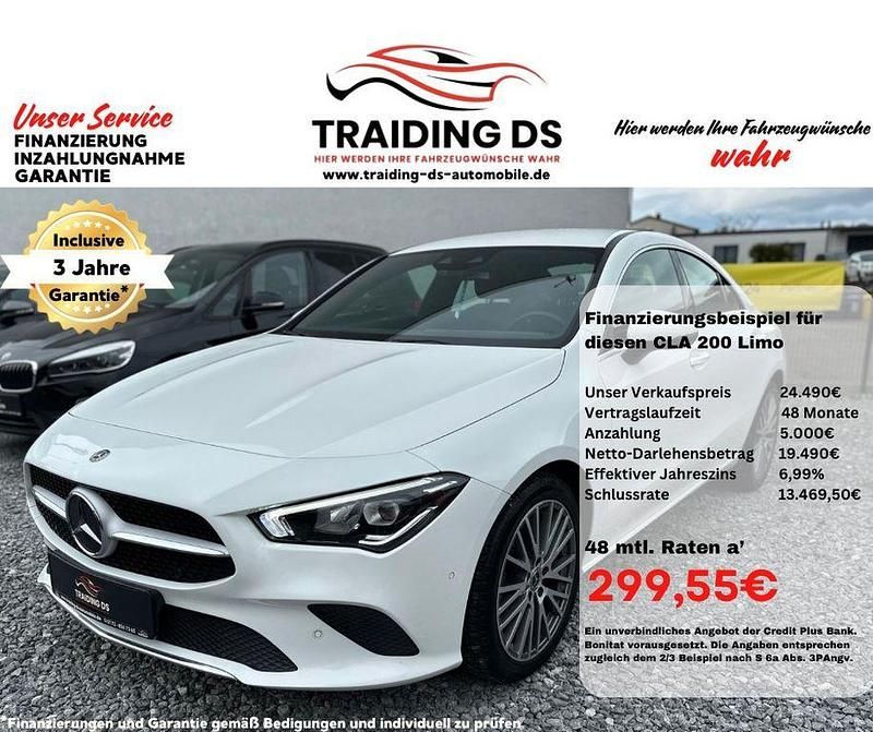 Polarweiss Gebraucht 2020 Mercedes CLA200 Limousine | 24.480 € (Fairer Preis) - Bild 1/4