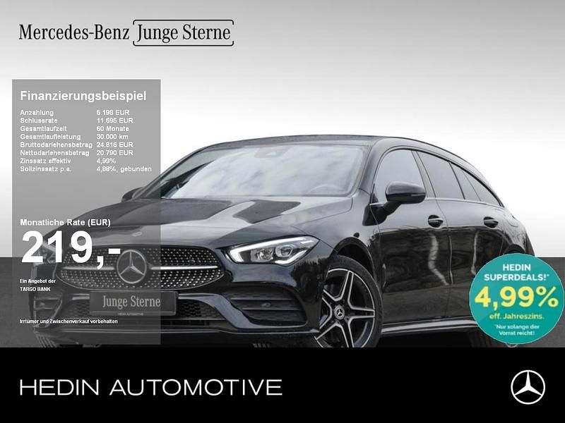 Schwarz Gebraucht 2021 Mercedes CLA250e Shooting Brake AMG Kombi | 24.490 € (Fairer Preis) - Bild 1/4