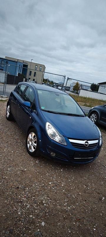Blau Gebraucht 2009 Opel Corsa Kleinwagen | 3.333 € (Fairer Preis) - Bild 1/4