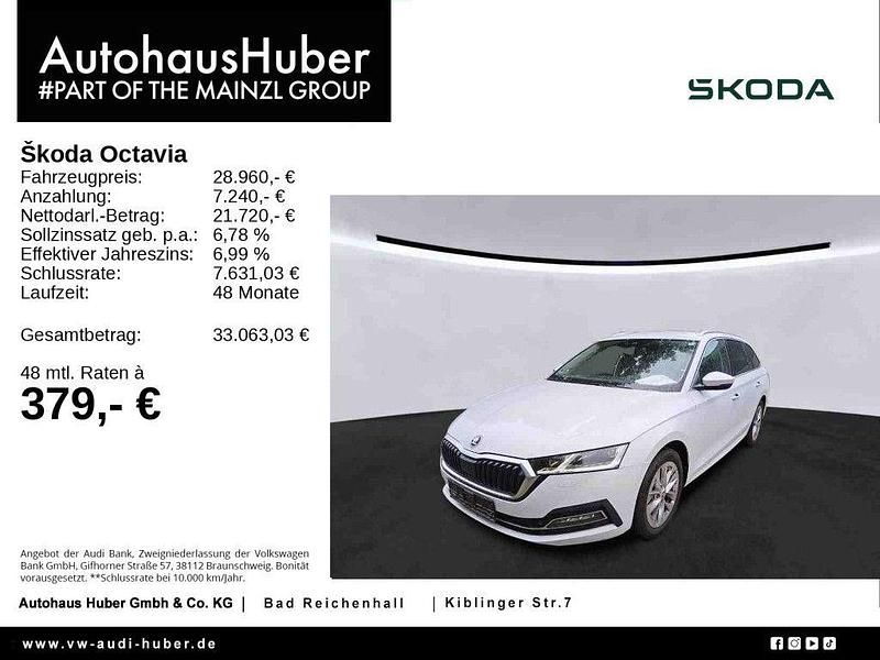 Weiß Gebraucht 2022 Skoda Octavia Style Kombi | 28.960 € (Fairer Preis) - Bild 1/4