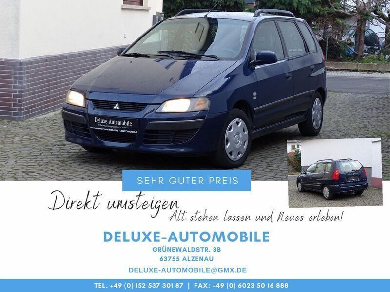Blau Gebraucht 2003 Mitsubishi Space Star Comfort Edition Van / Kleinbus | 650 € (Superpreis) - Bild 1/3